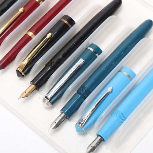 537 - 6 vintage Conway Stewart fountain pens, including Model 150, 