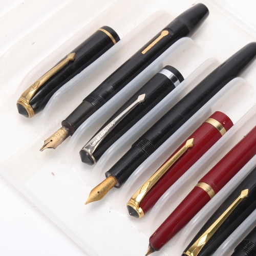 537 - 6 vintage Conway Stewart fountain pens, including Model 150, 