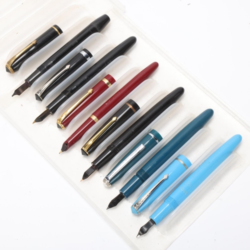 537 - 6 vintage Conway Stewart fountain pens, including Model 150, 