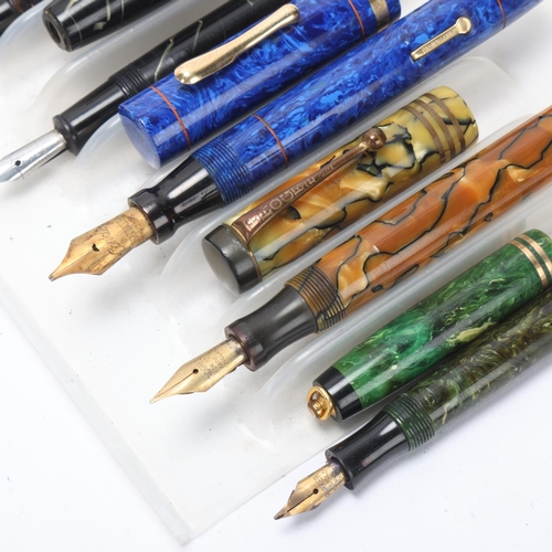 541 - 6 vintage fountain pens, including Conway Stewart 58, Parker Duofold, Progress, Wyvern Perfect No 81... 