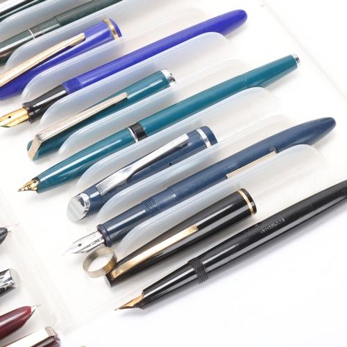 564 - 15 vintage fountain pens, makers include Kreuzer, Kingston, Truepoint, Staedtler, Hero etc