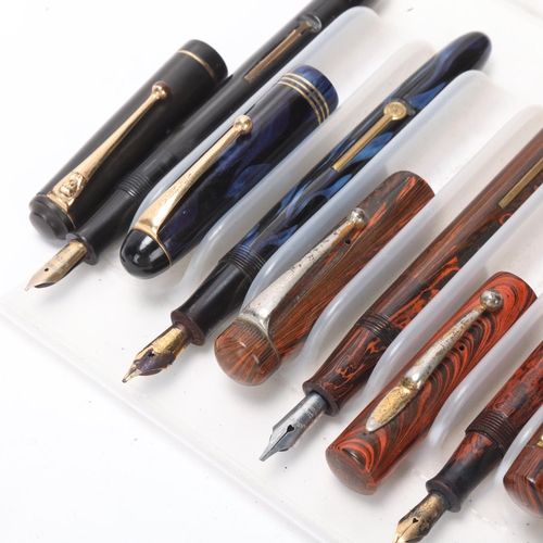 566 - 7 Vintage fountain pens, 3 Waverley (MacGiven and Cameron), 1 Yale and 3 others