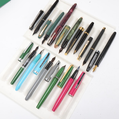 571 - 12 mid to late 20th century fountain pens, 3 x Scripto, 3 x Papermate, 3 x Centropen, 2 x Tallon, 1 ... 