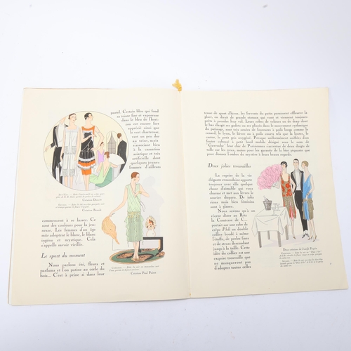 101 - Art Gout Beaute 1926, containing original couture and fashion illustration designs, 31cm x 24cm