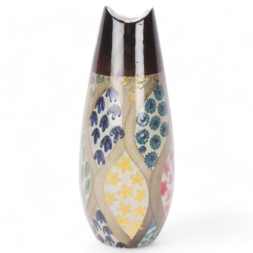 267 - INGRID ATTERBERG for Uppsala Ekeby, a “Mimosa” vase in glazed earthenware, designed 1952, signed on ... 