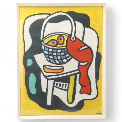 330 - After Fernand Leger, a 1960's print of 