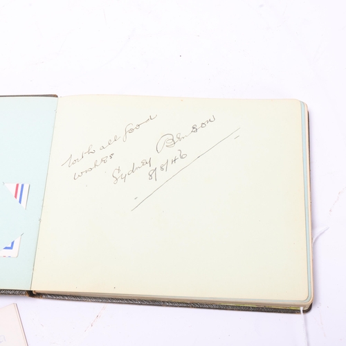 794 - Charles de Gaulle (1890 - 1970), original autograph dated July 22nd 1942, in leather autograph album... 