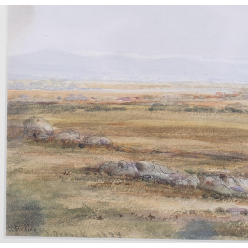 1068 - James Orrock (1829 - 1913), Stirling Castle, watercolour, signed and dated 1888, 32cm x 50cm, framed