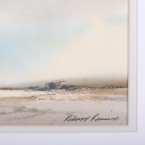 1181 - Richard Rennie (1932), watercolour on paper, Landscape with Clouds, signed lower right, 14cm x 24cm,... 