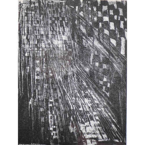 1190 - Vieira da Silva, abstract, lithograph, 1978, from an edition of 1000 copies, sheet 25cm x 19cm, fram... 