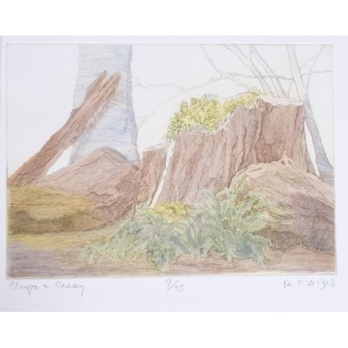 1206 - Ann le Bas, 5 etchings, unframed (5)