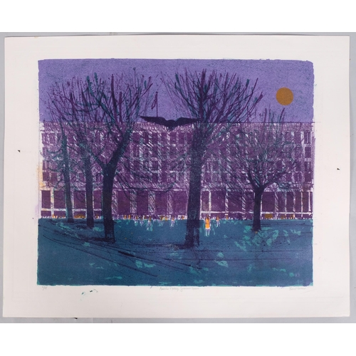 1208 - Robert Tavener, American Embassy, Grosvenor Square, lithograph, 1968, signed in pencil, no. 11/25, s... 