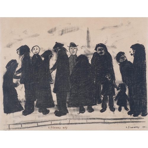 1247 - Laurence Stephen Lowry (1887 - 1976), Shapes And Sizes, 1967, lithograph, image 46cm x 60cm, no. 24/... 