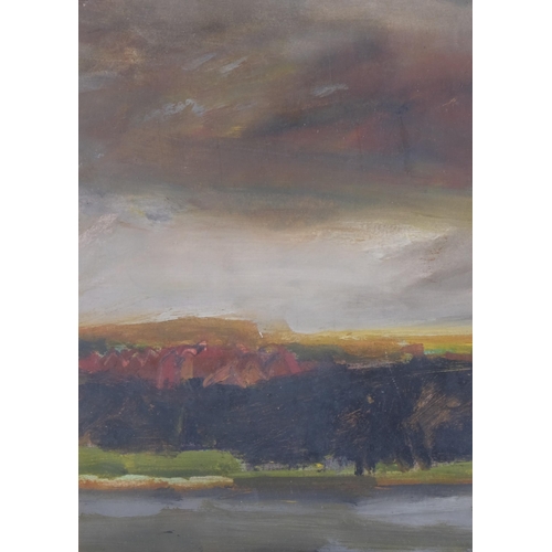 1253 - Barbara Monks (1931-84), 3 landscapes, oils on board, largest 40cm x 57cm, framed (3)