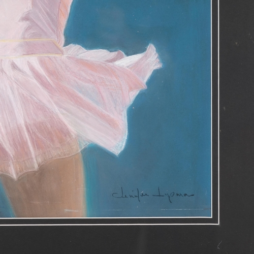 1268 - Jennifer Lipman (1935 - 2022), Maria Sharapova, coloured pastels, signed, 53cm x 38cm, framed