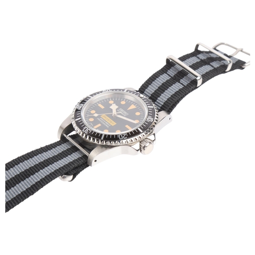 2012 - SEIKO - a stainless steel Prospex Professional 200M automatic wristwatch, black dial with dot and ba... 