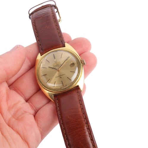 2013 - OMEGA - a Vintage 18ct gold Constellation chronometer automatic calendar wristwatch, ref. 168.009, c... 