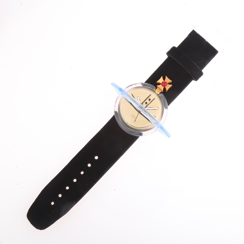 2021 - VIVIENNE WESTWOOD for POP SWATCH - a Vintage Orb pop art quartz wristwatch, ref. PWZ104, circa 1993,... 