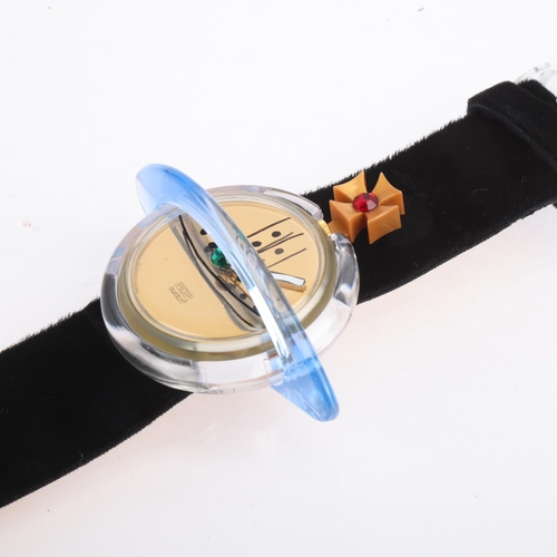 2022 - VIVIENNE WESTWOOD for POP SWATCH - a Vintage Orb pop art quartz wristwatch, ref. PWZ104, circa 1993,... 