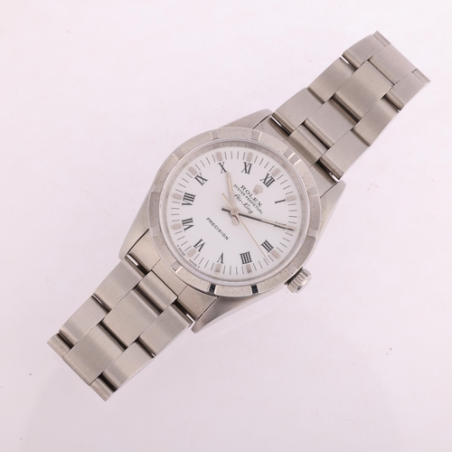 2036 - ROLEX - a stainless steel Oyster Perpetual Air-King Precision automatic bracelet watch, ref. 14010, ... 