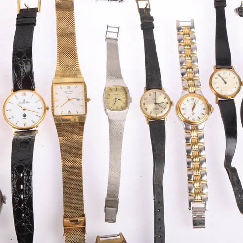 2084 - Various wristwatches, including Jacques Ellis, Rotary, Ingersoll, etc