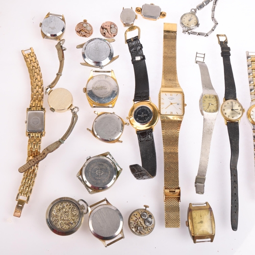 2084 - Various wristwatches, including Jacques Ellis, Rotary, Ingersoll, etc