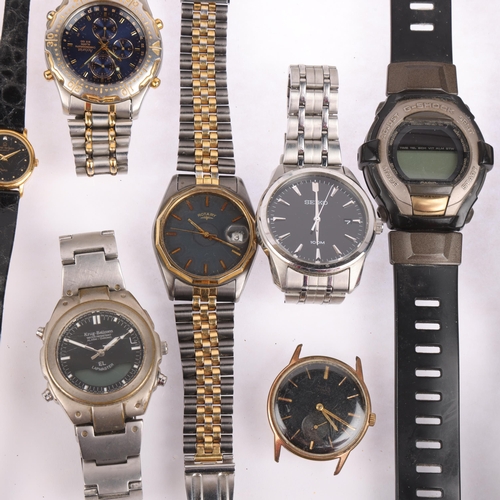 2085 - Various wristwatch, including Seiko quartz, Krug-Baumen, Rotary, etc