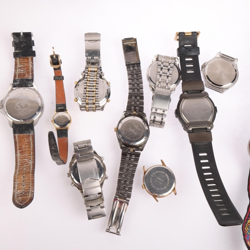 2085 - Various wristwatch, including Seiko quartz, Krug-Baumen, Rotary, etc