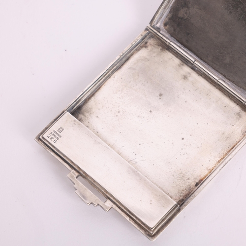 2660 - GEORG JENSEN - an Art Deco Danish sterling silver matchbook/Vesta case, circa 1933 - 1944, model no.... 