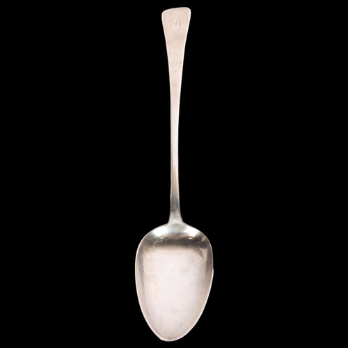 2739 - A George III silver Old English pattern basting spoon, John Lias, London 1805, 29cm, 2.9oz