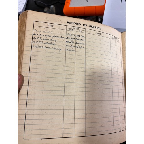 789 - 3 Pilot's flying log books, Second World War Period 1938 - 1942, for E D V Williams, and RAF pocket ... 