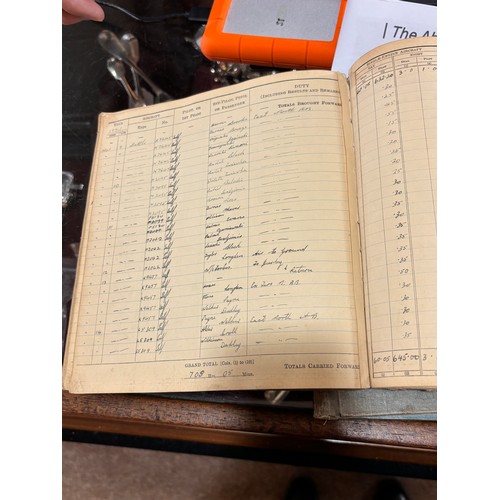 789 - 3 Pilot's flying log books, Second World War Period 1938 - 1942, for E D V Williams, and RAF pocket ... 