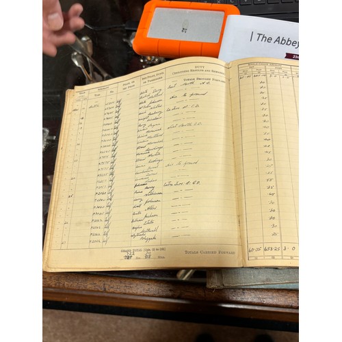 789 - 3 Pilot's flying log books, Second World War Period 1938 - 1942, for E D V Williams, and RAF pocket ... 