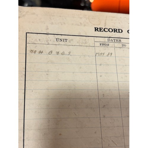 789 - 3 Pilot's flying log books, Second World War Period 1938 - 1942, for E D V Williams, and RAF pocket ... 