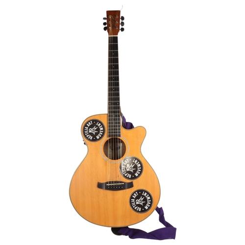 296 - A Vintage acoustic guitar 