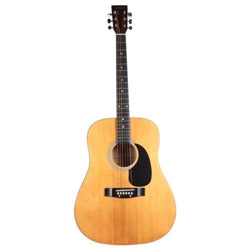 308 - An Elevation 6-string acoustic guitar, model no. W-500-9-A, label to the inside