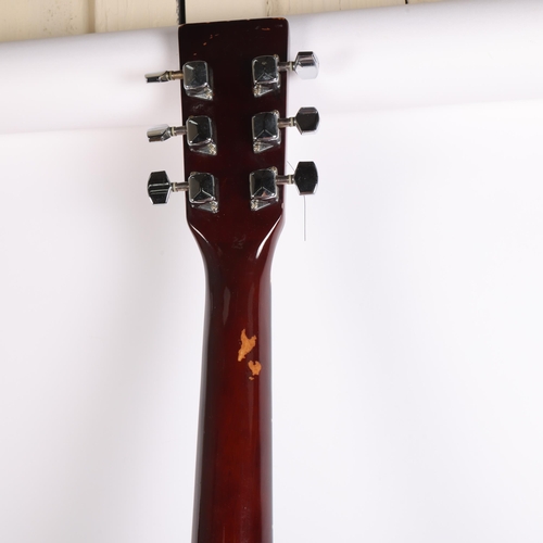 308 - An Elevation 6-string acoustic guitar, model no. W-500-9-A, label to the inside