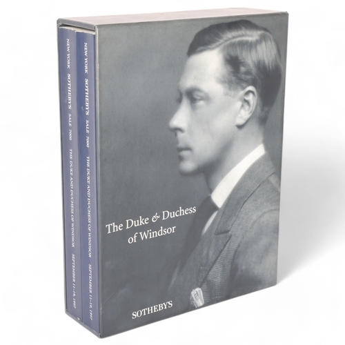 47 - The Duke and Duchess of Windsor, a Sotheby's Sale 7000 double catalogue, with a New York sale dated ... 