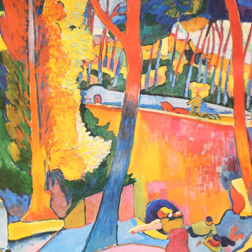 571 - Metropolitan Museum of Art 1991 poster, advertising The Fauve Landscape, framed, 76cm x 106cm