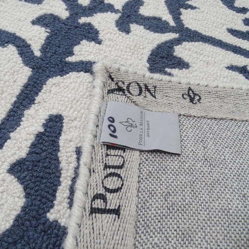 2398 - Jeff Banks for Pour La Maison- A contemporary woollen monochrome design rug, 210x156cm.