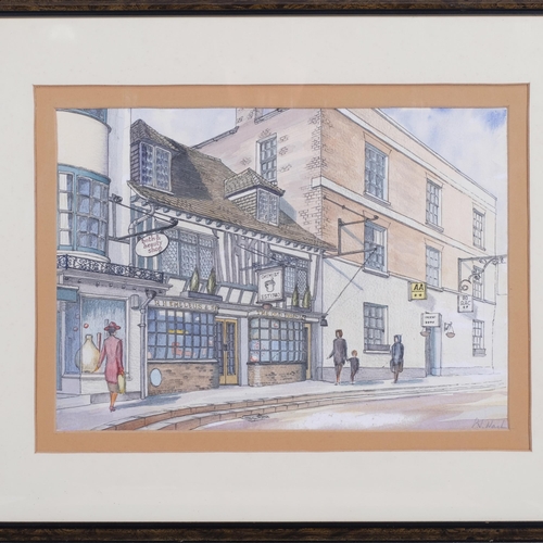 253 - 3 views of Battle East Sussex, by S Nash, watercolour, 25cm x 35cm, framed (3)