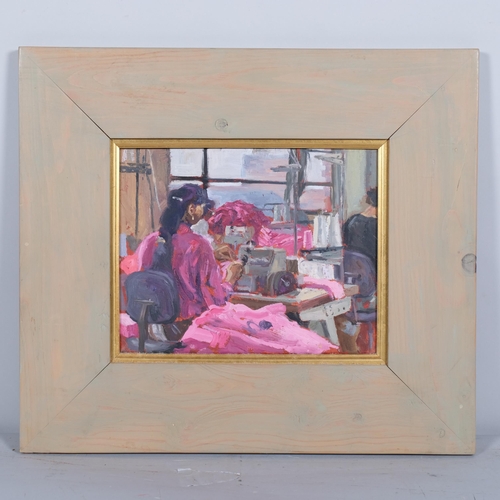 291 - Geoffrey Beasley (1945-2018), oil on canvas, Study in Pinks (1993), titled, signed and dated verso, ... 