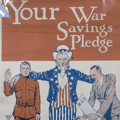 293 - Original World War One Poster, lithograph in colours on paper, Our Boys Make Good Their Pledge (1917... 