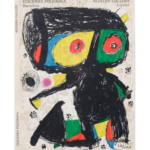 310 - Joan Miro, Redfern Gallery Exhibition cover, original 16 colour lithograph, 1978, edition of 1000 co... 