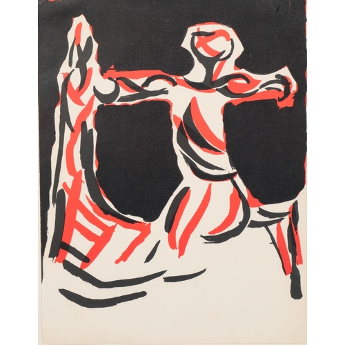 312 - Marino Marini, Cavalier, 1967, XXe Siecle no. 28, original lithograph, 30cm x 23cm, framed