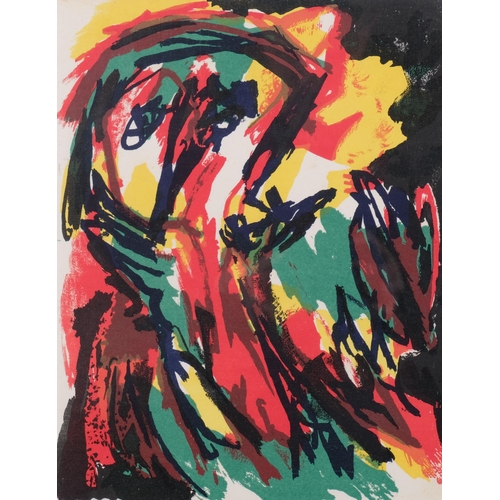 316 - Karel Appel (born 1921), Face, original lithograph 1961, XXe Siecle issue, sheet 31cm x 24cm, framed