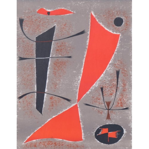 317 - Gustave Singier (1909 - 1984), abstract, 1955, original lithograph, XXe Siecle no. 5, sheet 31cm x 2... 