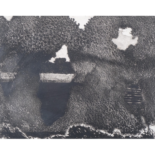 157 - Cedric Horner (1937 - 2003), Hedge Gaps, etching, signed in pencil, no. 5/20, plate 25cm x 32cm, fra... 