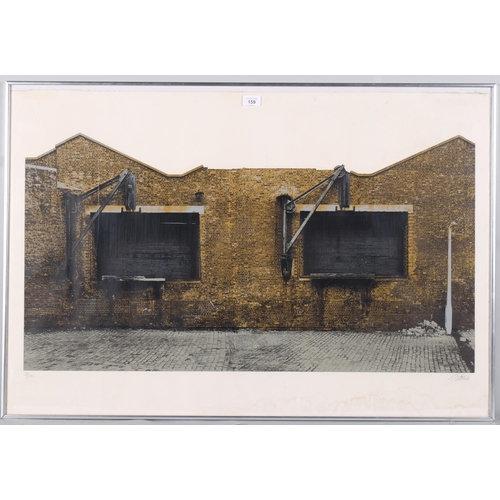 159 - Gerd Winner, industrial building, screenprint, signed in pencil, no. 33/200, sheet size 69cm x 102cm... 