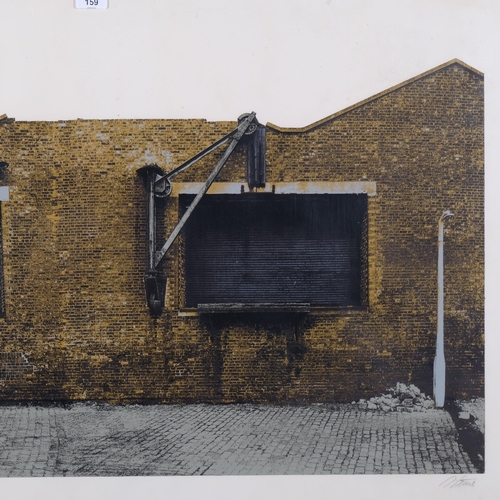 159 - Gerd Winner, industrial building, screenprint, signed in pencil, no. 33/200, sheet size 69cm x 102cm... 